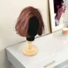 Perückenkopf - Mannequin-Kopf Displayständer - Leinenbezug Produktbild-Vorschau 3