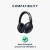 A pair of black headphones is shown with a green checkmark and text indicating compatibility. Produktbild-Vorschau