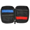 Geheugenkaarthouder, nylon, groot (L), zwart/rood Productafbeelding-voorbeeld 2