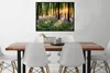 MuchoWow® Gerahmtes Poster Wald - Blumen - Lavendel - Sonne Produktbild-Vorschau 2