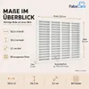 FabaHome MC Regal für 60 Kassetten, Holz Weiss Produktbild-Vorschau 2