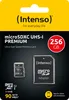 SD MicroSD Card 256GB Intenso SDXC UHS-I Class10 Produktbild-Vorschau 1