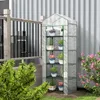 Serra Outsunny con porta scorrevole, ripiani, serra in Anteprima dell’immagine prodotto 2