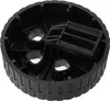 A black plastic wheel for a toolbox or tool cart. Produktbild-Vorschau