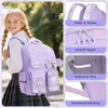 Schulrucksack Mädchen – Wasserdichter Rucksack mit Produktbild-Vorschau 2