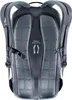 The back of a black Deuter backpack is shown against a white background. Náhled obrázku produktu