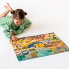Petit Collage Bodenpuzzle Baustelle - Lernspielzeug aus Produktbild-Vorschau 3