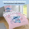 Disney Stitch Bettwäsche 135x200 80x80 cm Rosa aus 100% Produktbild-Vorschau 3
