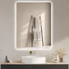 IMPTS Badspiegel mit Beleuchtung 80x60cm Beschlagfrei LED Produktbild-Vorschau 2