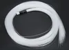 A coiled bundle of white fiber optic cables on a black background. Produktbild-Vorschau