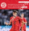 A football player in a red jersey on a stadium background. Produktbild-Vorschau