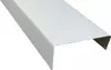 A white metal profile with a U-shape. Produktbild-Vorschau