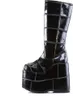 STACK-301 Damen Boots von DemoniaCult, Schwarz Lack , EU Produktbild-Vorschau 3