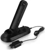 A black charging dock with a power adapter and cable, presented on a white background. Náhled obrázku produktu