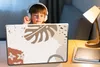 MuchoWow® Laptop Aufkleber Sticker Cover Sommer - Monstera Produktbild-Vorschau 3