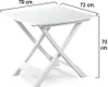 Zahradní stůl 79x72x70 cm ProGarden Tevere Náhled obrázku produktu 7