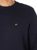 Herren-Sweatshirt Blau: Langarm, Rundhalsausschnitt, Produktbild-Vorschau 13