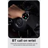 A person wearing a smartwatch while driving a car. Produktbild-Vorschau