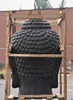 Buddhakopf für den Garten aus Steinguss zudem Frostfest  Produktbild-Vorschau 5