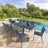 Ausziehbarer Gartentisch Piazza in Anthrazit- und Produktbild-Vorschau 5