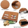 Echtes Leder RFID Kreditkartenetui Damen Herren Slim Wallet Produktbild-Vorschau 3