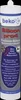A product shot of a tube of beko Silicon pro4 sealant against a black background. Produktbild-Vorschau