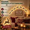 LED Weihnachtsdeko Rentier, 7-teiliges 3D Holz Rentier Produktbild-Vorschau 2