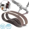 Set di 10 nastri abrasivi STAHLWERK con grana P120 40 x 760 Anteprima dell’immagine prodotto 1