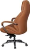 AMSTYLE Designer Bürostuhl Bezug Echtleder Caramel Produktbild-Vorschau 14