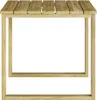 vidaXL Tavolo in legno naturale 50,5 x 50 x 46 cm in pino Anteprima dell’immagine prodotto 6