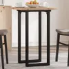 vidaXL Esstisch O-Gestell 50x50x75,5 cm Massivholz Kiefer & Produktbild-Vorschau 2