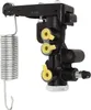 A black brake load sensing proportioning valve with a silver spring attached. Anteprima dell’immagine prodotto