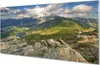 Glasbilder 100x50 Wandkunst Gebirgssee Produktbild-Vorschau 1
