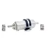 A fuel pump with two hose clamps on a white background. Produktbild-Vorschau