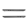 Two side views of a closed laptop, one above the other, against a white background. Produktbild-Vorschau