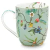 PIP STUDIO Jolie Flowers Blue Becher mit Henkel klein Set2 Produktbild-Vorschau 3