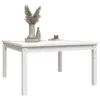ZMH Gartentisch Weiß 82,5x82,5x45 cm Massivholz Kiefer Produktbild-Vorschau 4
