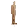 The back of a cardboard cutout of a person. Anteprima dell’immagine prodotto