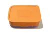 TUPPERWARE Quadro 500 ml orange lila mit Muster Dose Produktbild-Vorschau 2