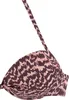 LASCANA Push-Up-Bikini-Top Holly bordeaux bedruckt Größe 36 Produktbild-Vorschau 4