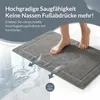 Komfortec Badvorleger Set 2 Teilig, Frottee Duschvorleger, Produktbild-Vorschau 3