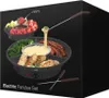 The image shows the packaging of an electric fondue set, with a depiction of the product in use. Produktbild-Vorschau