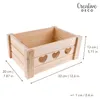 Creative Deco Grote decoratieve houten kist, 32 x 20 x 13 Productafbeelding-voorbeeld 2