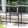 Avestar Quadratischer Garten-Bartisch 71x71x103 cm mit Produktbild-Vorschau 2