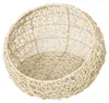 PawHut Katzenbett aus Rattan mit Kissen Katzenhöhle Produktbild-Vorschau 8