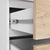 Kleiderschrank AKORD S90 mit Aufsatz Weiß 90 cm 2 Türen 2 Produktbild-Vorschau 5
