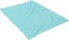 A folded turquoise blanket is shown from a diagonal angle against a white background. Produktbild-Vorschau