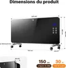 Wiltec Panneau chauffant Radiateur rayonnant électrique Voir les images du produit 3