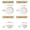 Service de table en céramique stoneware, 16 pièces, service Voir les images du produit 2
