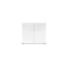 Sideboard >Mister< in weiss, Lack Hochglanz - 90x80x38cm Produktbild-Vorschau 3